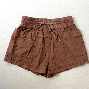 Free People Linen Shorts